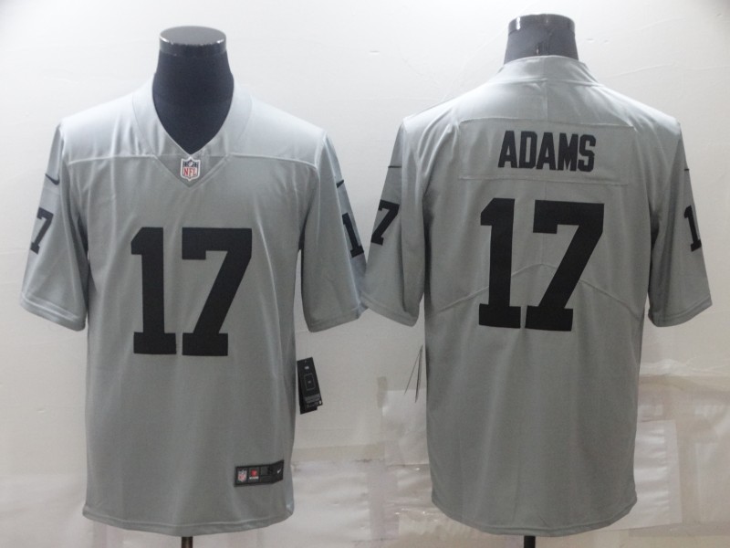 Men Oakland Raiders #17 Adams Grey Nike Vapor Untouchable Limited 2022 NFL Jersey->oakland raiders->NFL Jersey
